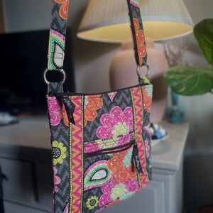 Vera Bradley “Ziggy Zinnia” Quilted Crossbody Bag